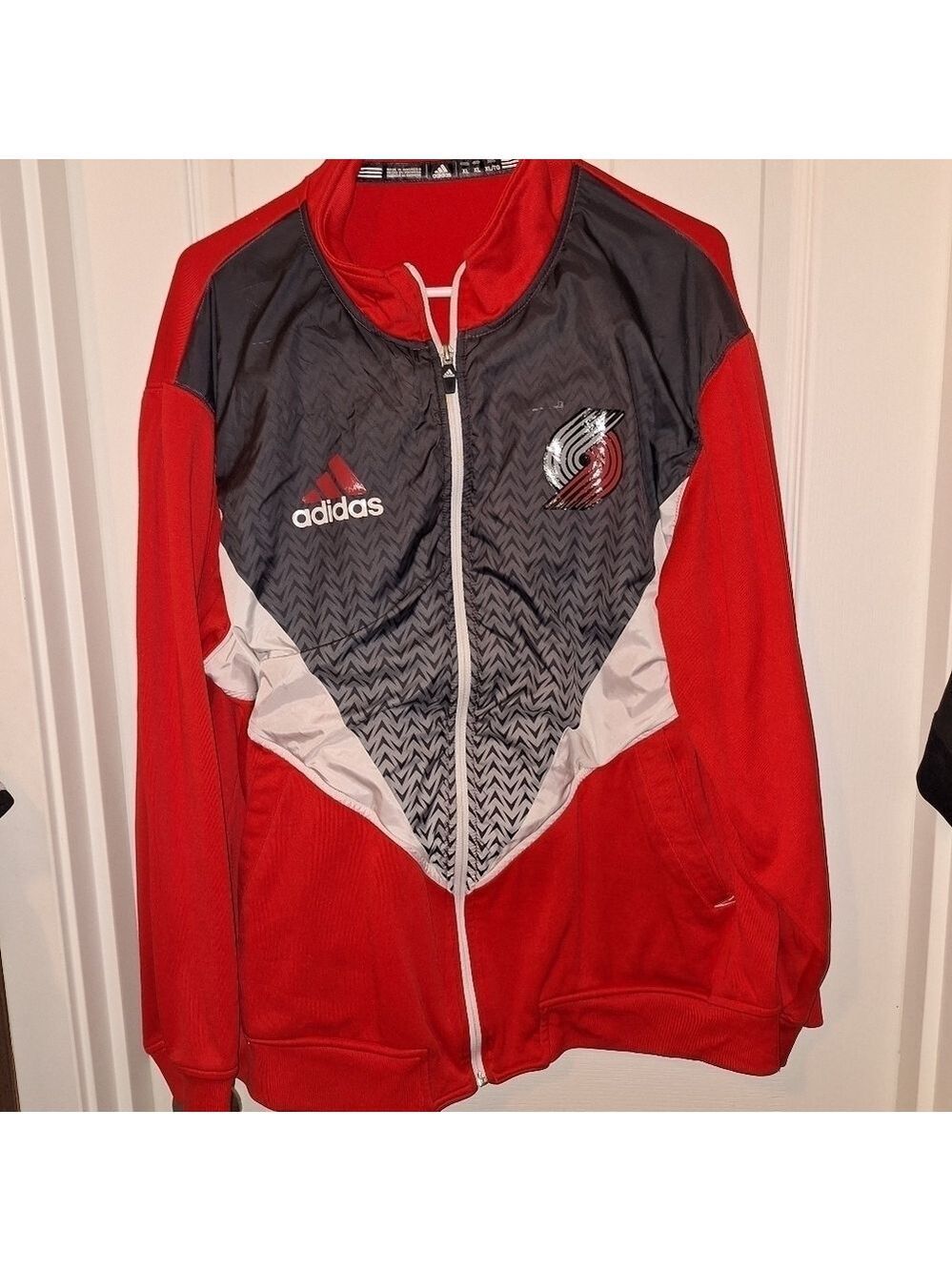 Adidas Portland Trail Blazers Track Jacket Red XL